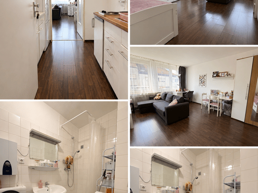 Studio zur Miete 430 € 1 Zimmer 33,3 m² 3. Geschoss frei ab sofort Schweiggerstraße 2 Glockenhof Nürnberg 90478