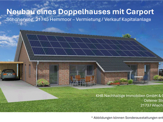 Doppelhaushälfte zur Miete 1.045 € 3 Zimmer 77,8 m² Schonerweg 5a Warstade Hemmoor 21745