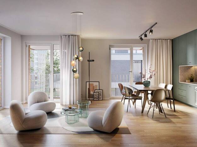 Wohnung zum Kauf - Neubau provisionsfrei 735.000 € 4 Zimmer 102 m² 1. Geschoss Bramfeld Wandsbek 22177