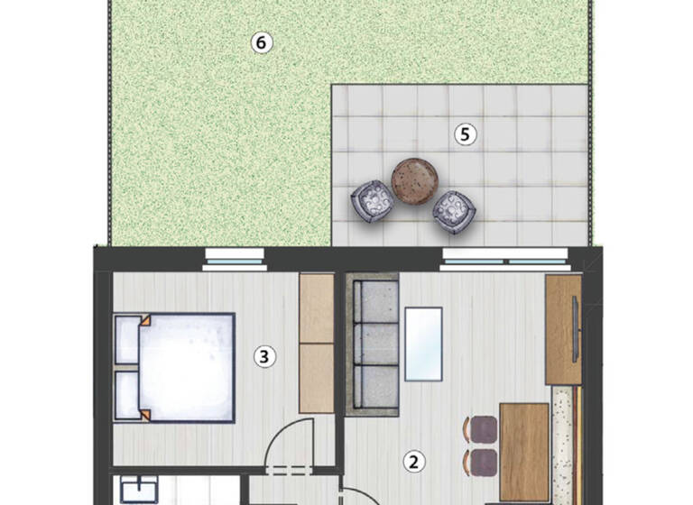 Wohnung zum Kauf - Erstbezug 249.500 € 2 Zimmer 43,7 m² Dorfgastein 5632