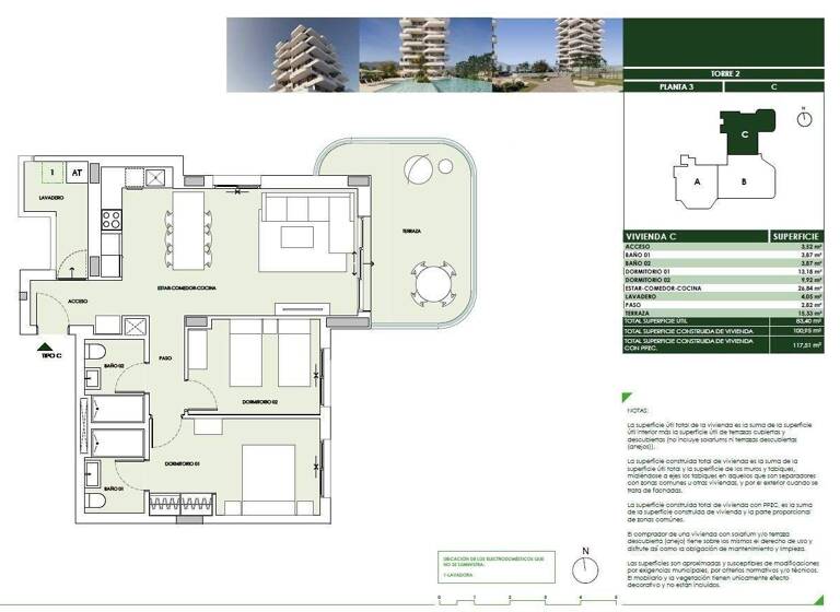 Wohnung zum Kauf 395.000 € 3 Zimmer 100 m² 3. Geschoss frei ab sofort Calpe 03710