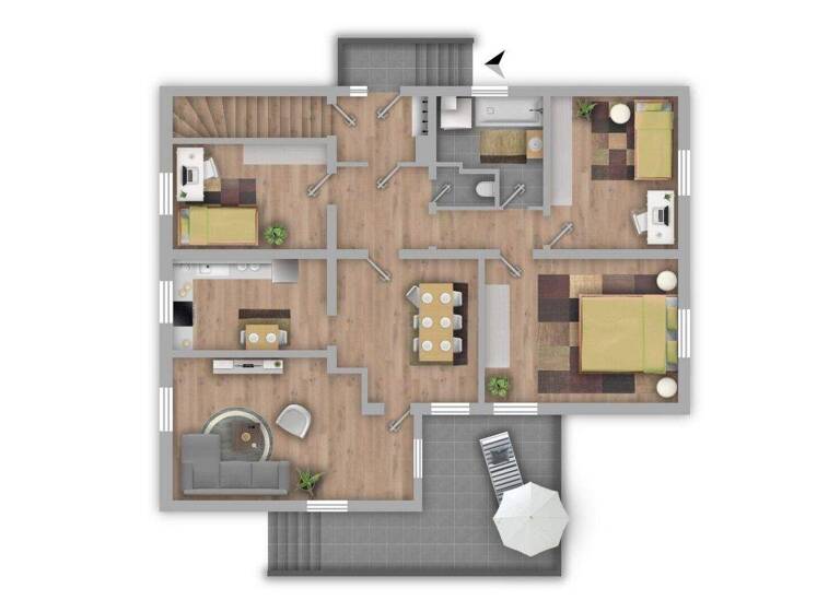 Bungalow zum Kauf 385.000 € 4 Zimmer 112 m² 889 m² Grundstück frei ab 01.05.2026 St. Pantaleon 4303