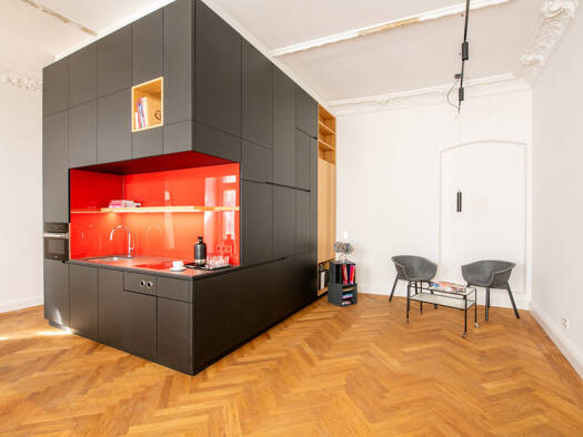 Wohnung zur Miete 1.267 € 1 Zimmer 37,3 m² 2. Geschoss frei ab 01.11.2025 Wöhlertstraße 21 Mitte Berlin 10115