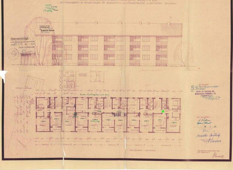 Wohnung zum Kauf provisionsfrei 195.000 € 3 Zimmer 56 m² EG Albrecht-Dürer-Str. 4b Hammerstatt Bayreuth 95448