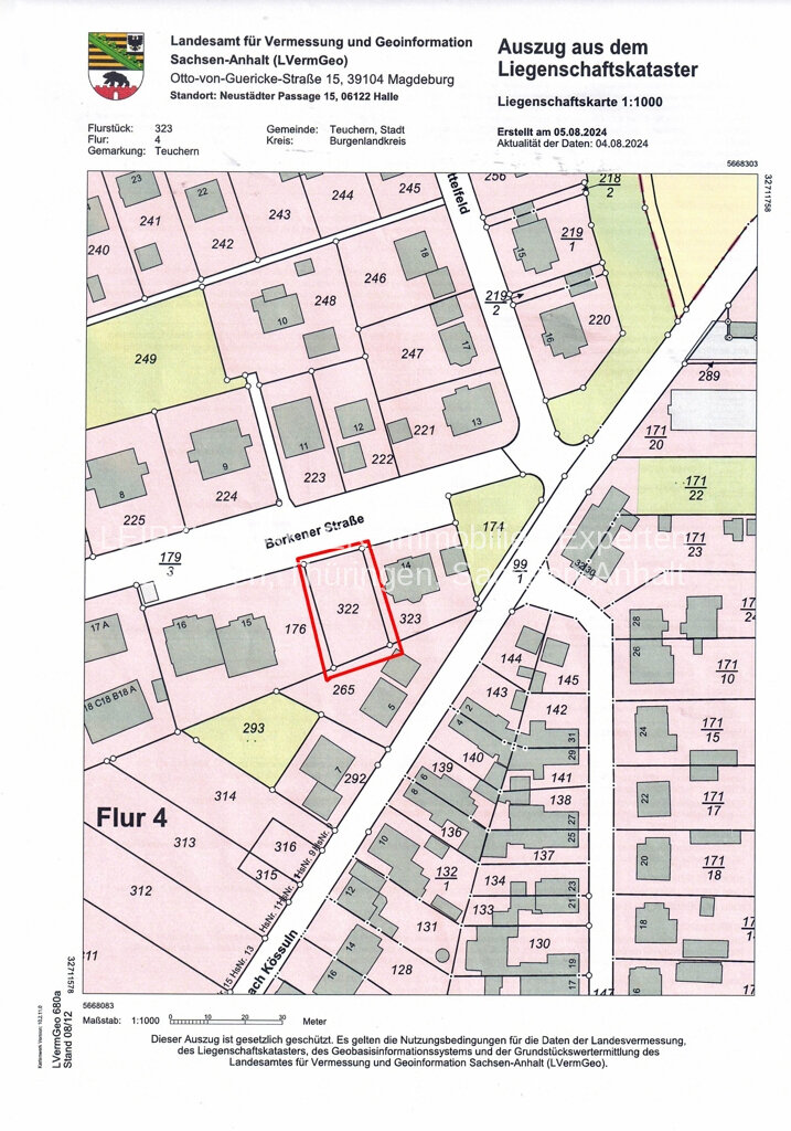 Grundstück zum Kauf 90.000 € 451 m²<br/>Grundstück Borkener Straße 14 Teuchern Teuchern 06682