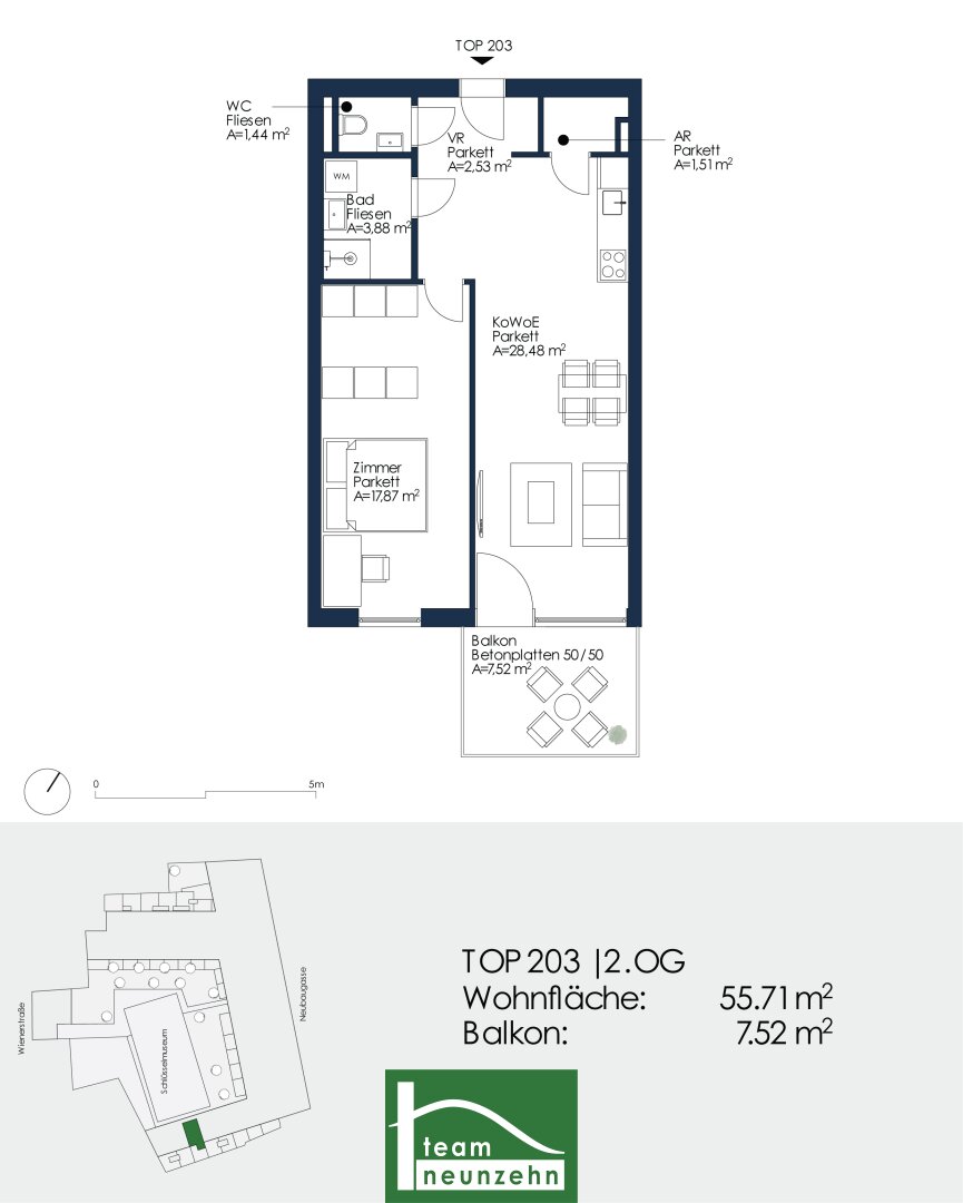 Wohnung zur Miete 578 € 2 Zimmer 55,7 m²<br/>Wohnfläche 2.<br/>Geschoss 01.12.2024<br/>Verfügbarkeit Neubaugasse 41 Lend Graz 8020