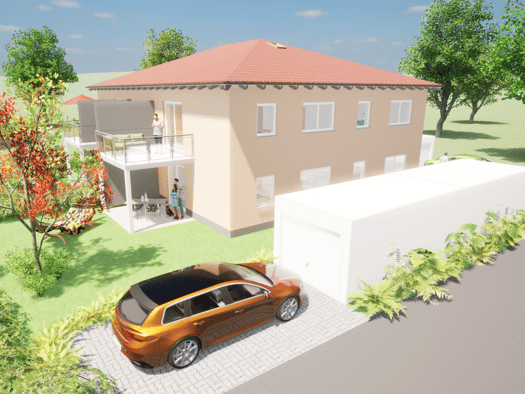 Wohnung zum Kauf - Erstbezug provisionsfrei 295.452 € 3 Zimmer 82,1 m² 1. Geschoss Leutershausen Leutershausen 91578