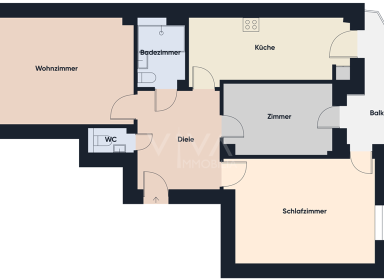 Wohnung zur Miete 1.600 € 3 Zimmer 89 m² 1. Geschoss frei ab sofort Grafenberg Düsseldorf 40235
