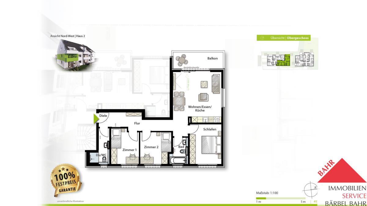 Wohnung zum Kauf provisionsfrei 559.000 € 4 Zimmer 85 m²<br/>Wohnfläche Sindelfingen 101 Sindelfingen 71069