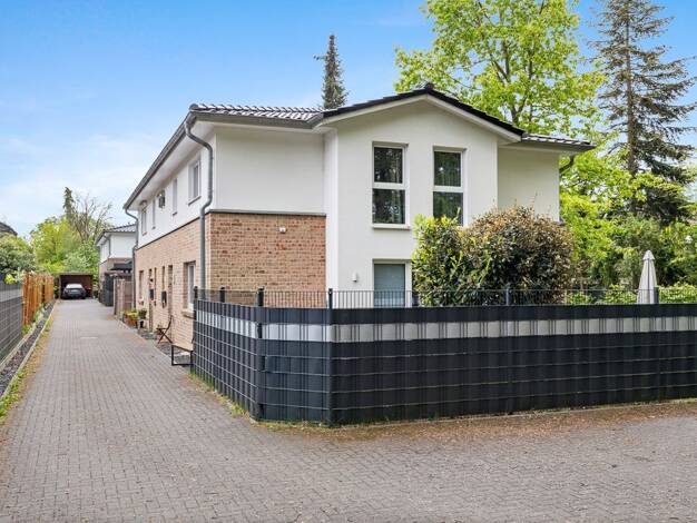 Doppelhaushälfte zum Kauf provisionsfrei 859.000 € 5 Zimmer 141 m² 202,1 m² Grundstück Meiendorfer Mühlenweg 118 Farmsen-Berne Wandsbek 22159
