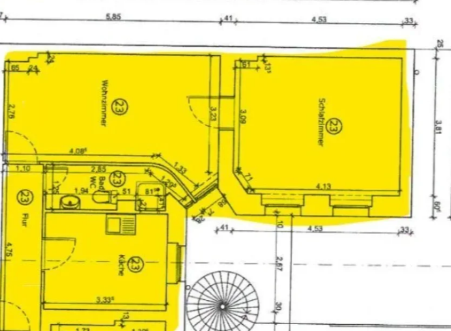 Wohnung zum Kauf 231.000 € 2 Zimmer 52,3 m²<br/>Wohnfläche 2.<br/>Geschoss ab sofort<br/>Verfügbarkeit Hansastr. 16 Gesundbrunnen Berlin 13409