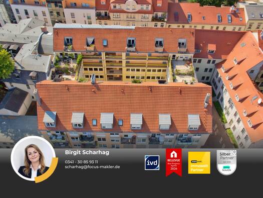 Wohnung zur Miete 999 € 2 Zimmer 105,3 m² 3. Geschoss Barfüßerstraße 17 Altstadt Mitte 06108