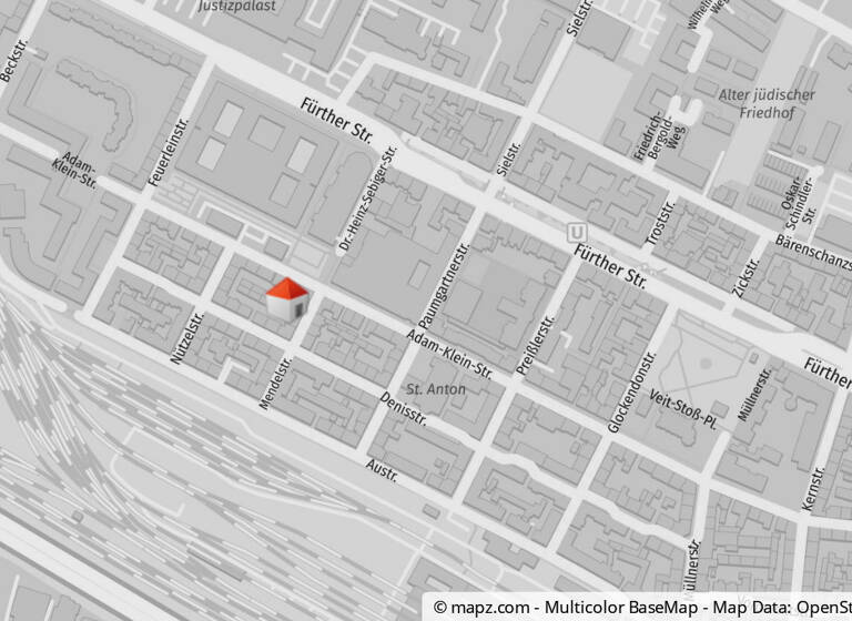 Maisonette zur Miete 1.110 € 3 Zimmer 57 m²<br/>Wohnfläche 4.<br/>Geschoss ab sofort<br/>Verfügbarkeit Gostenhof Nürnberg 90429