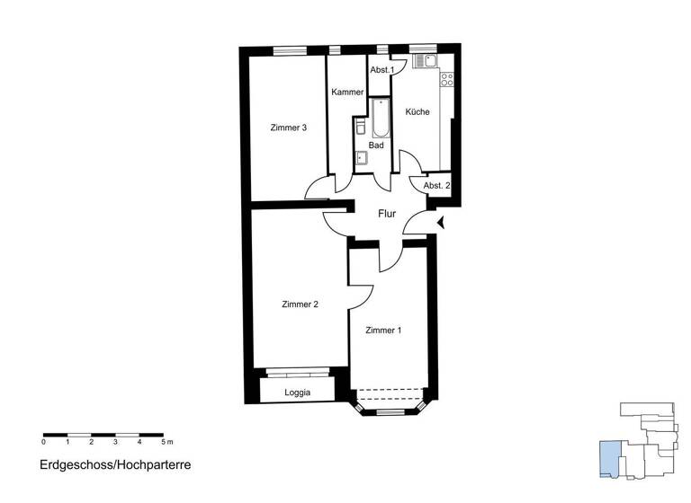 Wohnung zum Kauf provisionsfrei 325.000 € 3 Zimmer 98,1 m² EG Friedrich-Karl-Straße 32 Tempelhof Berlin 12103