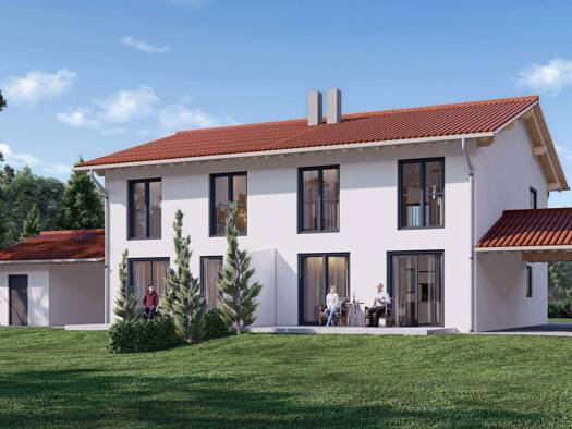 Doppelhaushälfte zum Kauf provisionsfrei 576.000 € 5 Zimmer 118 m² 217 m² Grundstück frei ab 01.12.2026 Thomas-Kirchmair-Straße 1 Straubing 94315