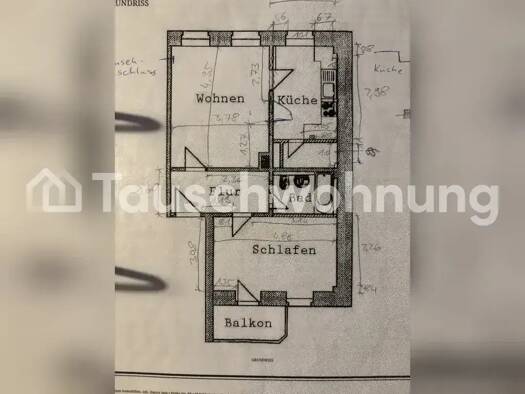 Wohnung zur Miete Tauschwohnung 473 € 2 Zimmer 60 m² Zentrum-Süd Leipzig 04107