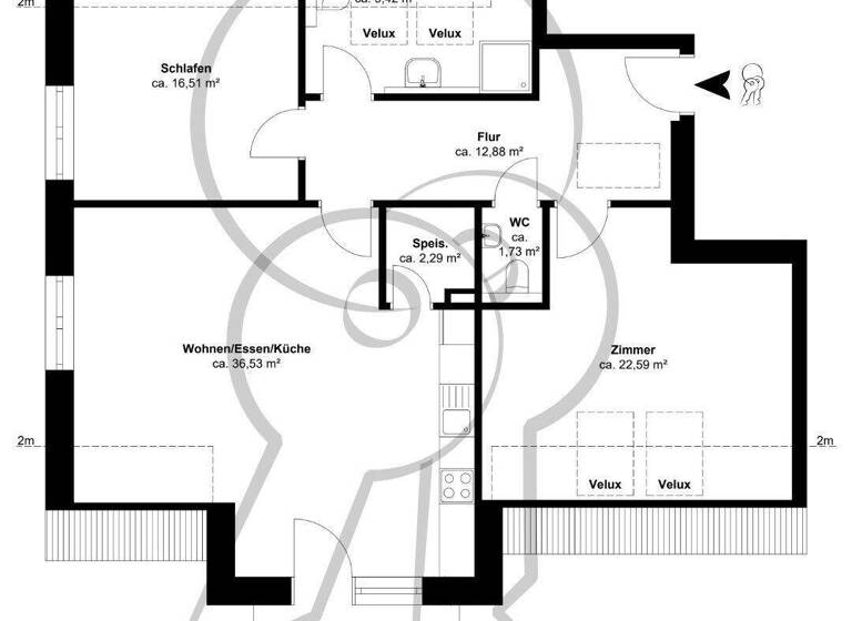 Wohnung zum Kauf - Erstbezug provisionsfrei 450.000 € 3 Zimmer 97,4 m² 2. Geschoss frei ab 01.04.2026 Harburger Straße 89 Hanstedt 21271