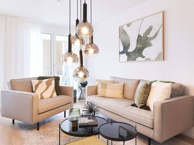 Wohnung zum Kauf - Erstbezug provisionsfrei 284.900 € 2 Zimmer 48 m² Geschoss 2/3 Wolfgang Hanau 63457