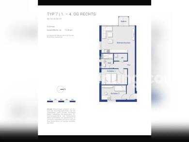 Wohnung zur Miete Tauschwohnung 785 € 3 Zimmer 72 m² Dachgeschoss, 4. Geschoss Netzen Kloster Lehnin 14797