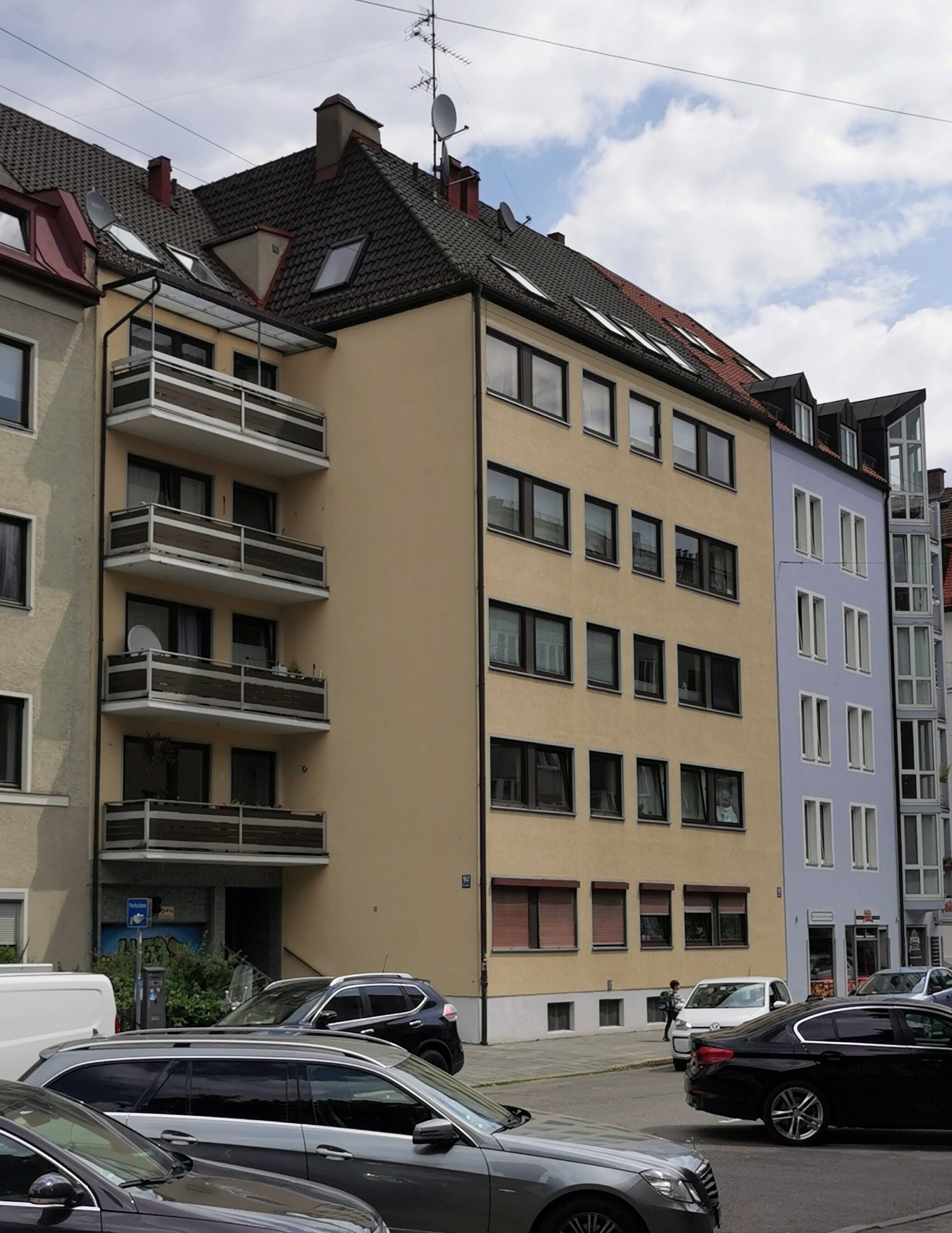 Wohnung zur Miete 700 € 1 Zimmer 30 m²<br/>Wohnfläche 1.<br/>Geschoss ab sofort<br/>Verfügbarkeit Westendstr. 92 Westend München 80339