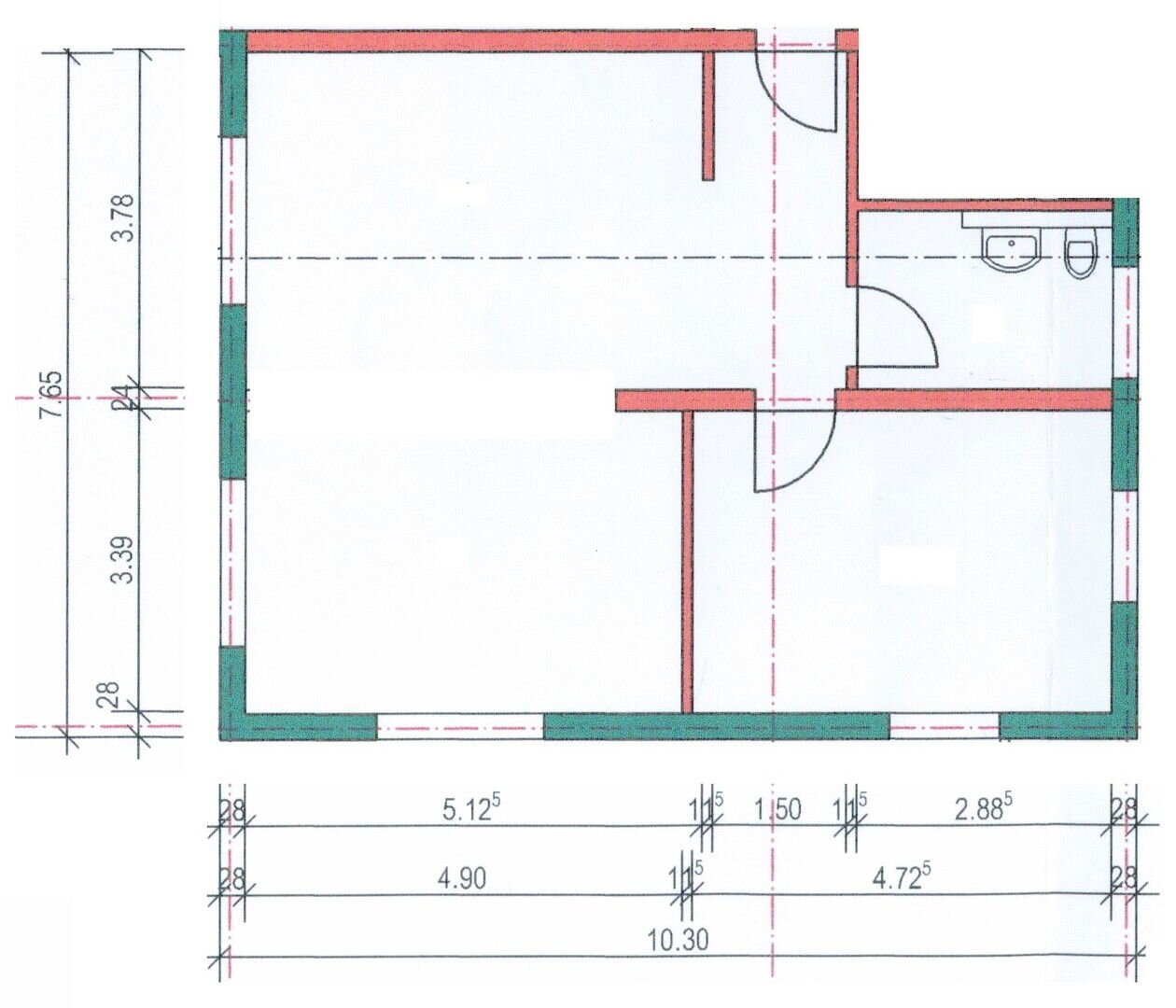 Wohnung zur Miete 675 € 2 Zimmer 75 m²<br/>Wohnfläche Durmersheim Durmersheim 76448