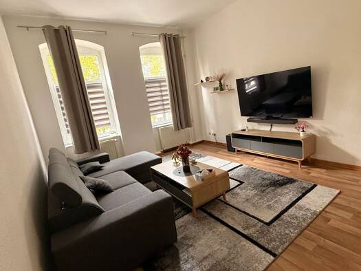 Terrassenwohnung zur Miete 361 € 2 Zimmer 53 m² Geschoss 1/3 frei ab 27.11.2026 Friedrich-Engels-Straße 4 Innenstadt Riesa 01589