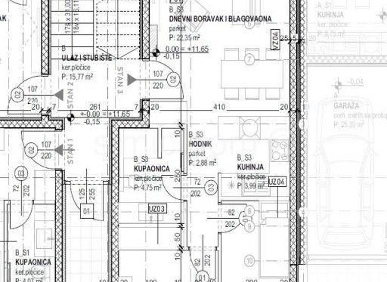 Wohnung zum Kauf 220.000 € 2 Zimmer 57 m² Trogir