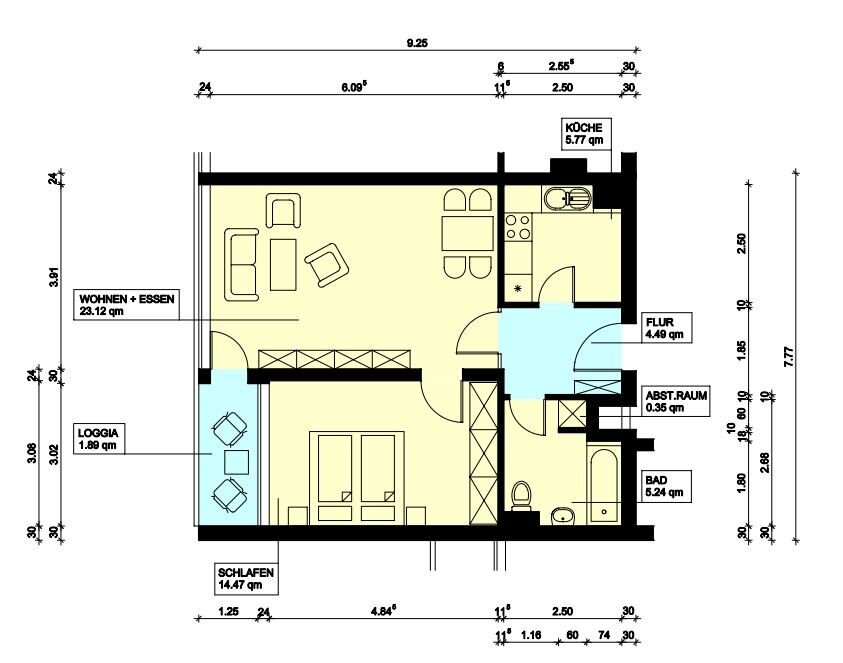 Wohnung zur Miete 533 € 2 Zimmer 55 m²<br/>Wohnfläche 2.<br/>Geschoss 01.01.2025<br/>Verfügbarkeit Mühlenstraße 28 Erkrath - Nord Erkrath 40699