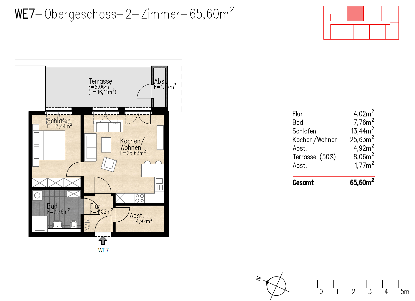 Penthouse zum Kauf provisionsfrei 246.950 € 2 Zimmer 65,6 m²<br/>Wohnfläche 2.<br/>Geschoss Bremer Straße 27 Twistringen Twistringen 27239