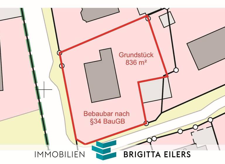 Grundstück zum Kauf provisionsfrei 349.000 € 836 m² Grundstück Achim 28832