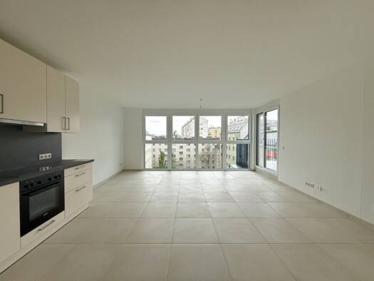 Wohnung zur Miete - Erstbezug 1.536 € 2 Zimmer 76,8 m² 7. Geschoss Troststraße 81 Favoriten 1100