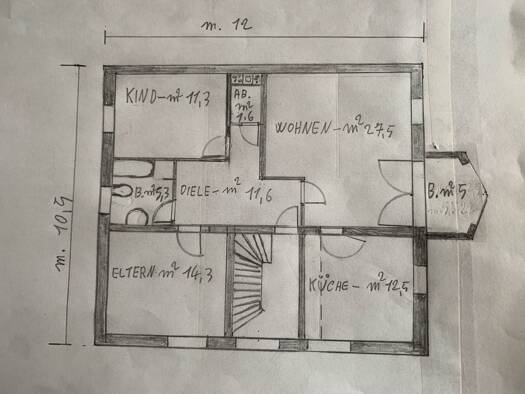 Wohnung zur Miete 550 € 3 Zimmer 86 m² Geschoss 1/2 frei ab 01.05.2026 Alsdorf 52477