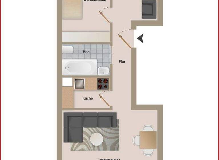 Wohnung zum Kauf 319.000 € 2 Zimmer 42,1 m² 2. Geschoss Promenade 27 Schönberger Strand Schönberg 24217