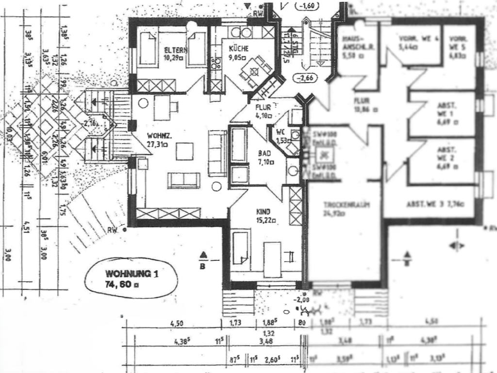 Wohnung zur Miete 600 € 3 Zimmer 74,6 m²<br/>Wohnfläche 01.03.2025<br/>Verfügbarkeit Haddorfer Hauptstraße 60 Haddorf Stade 21683