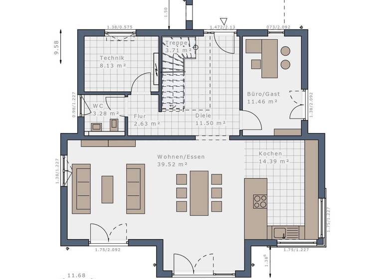 Einfamilienhaus zum Kauf provisionsfrei 835.300 € 5 Zimmer 180 m² 840 m² Grundstück Mühlacker 75417