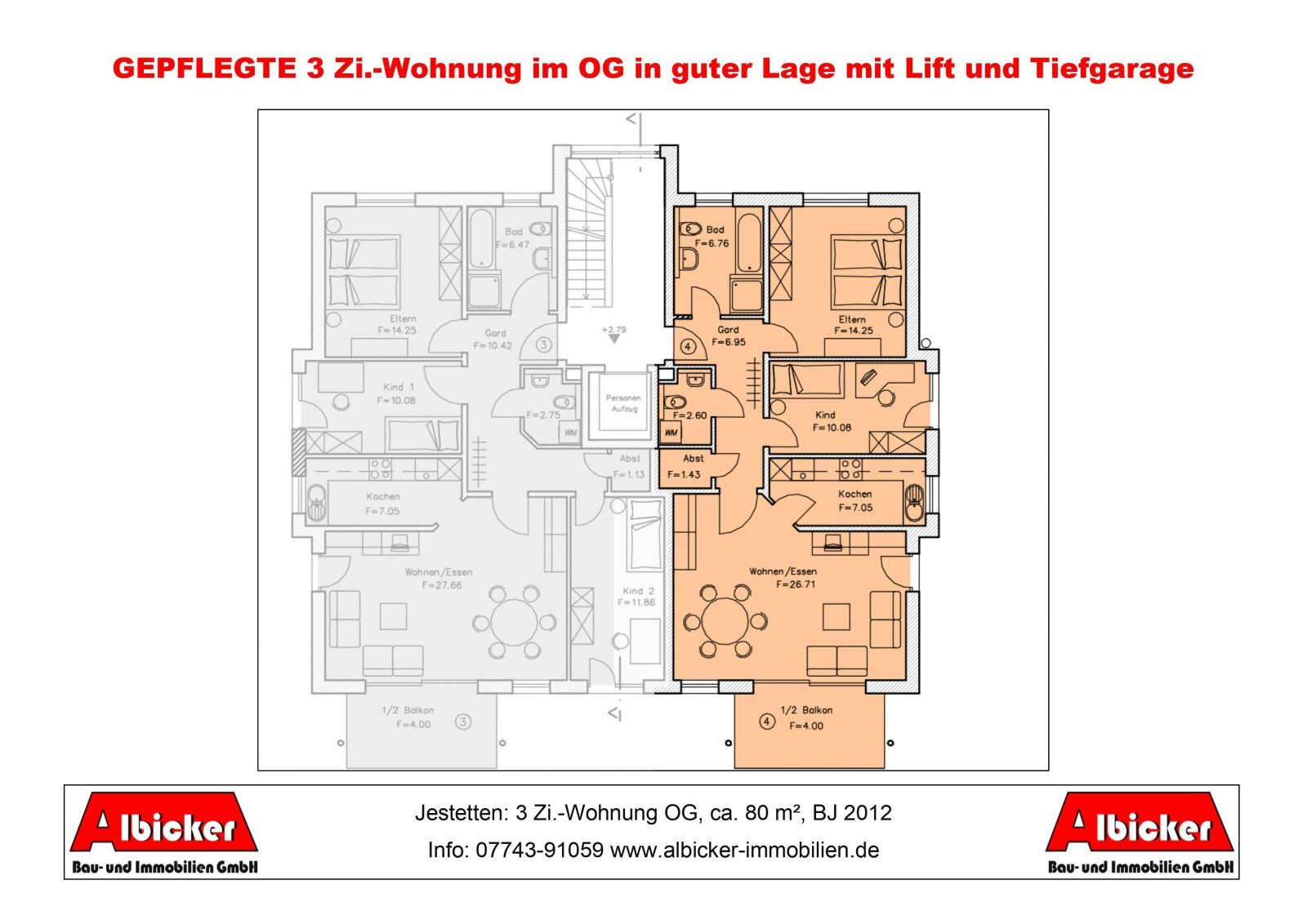 Wohnung zum Kauf 349.000 € 3 Zimmer 80 m²<br/>Wohnfläche 2.<br/>Geschoss Jestetten Jestetten 79798