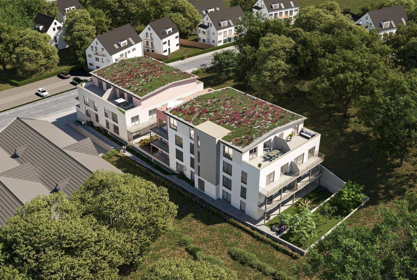 Immobilie in Treis-Karden - Wohnen im Mehrfamilienhaus Grüne Höhe - Neubau von 28 Wohnungen im KfW-55-Standard in Treis-Karden - Bild 4