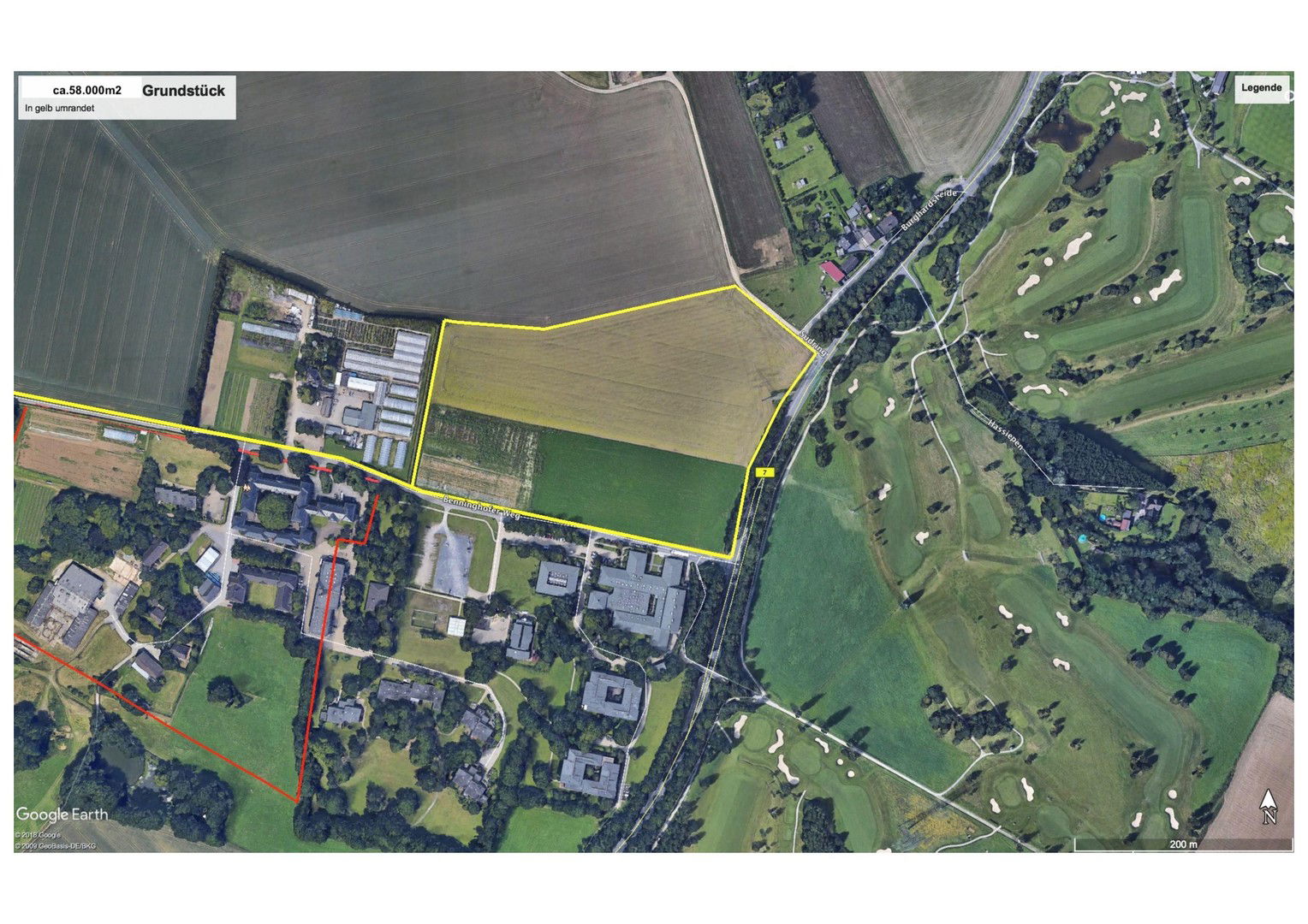 Grundstück zum Kauf provisionsfrei 3.990.000 € 58.000 m²<br/>Grundstück Benninhofer Weg 83 Ludenberg Düsseldorf Mettmann 40629