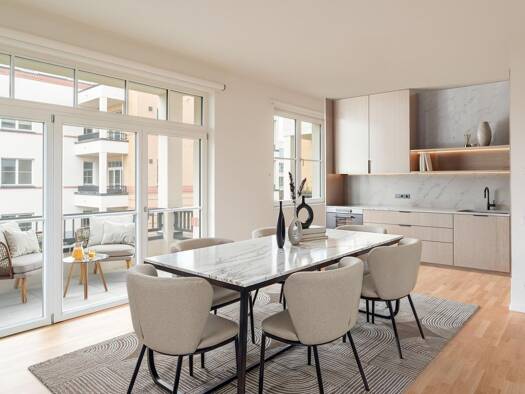 Wohnung zum Kauf - Neubau 590.000 € 3 Zimmer 81,8 m² 1. Geschoss frei ab sofort Georg-Hermann-Allee 124 Bornstedter Feld Potsdam 14469