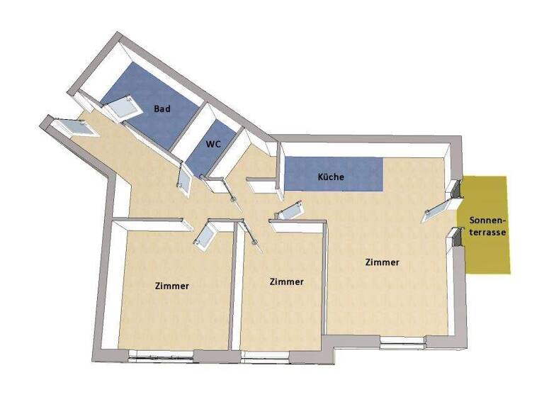 Wohnung zum Kauf 390.000 € 3 Zimmer 75 m² Heilstätten Beelitz 14547