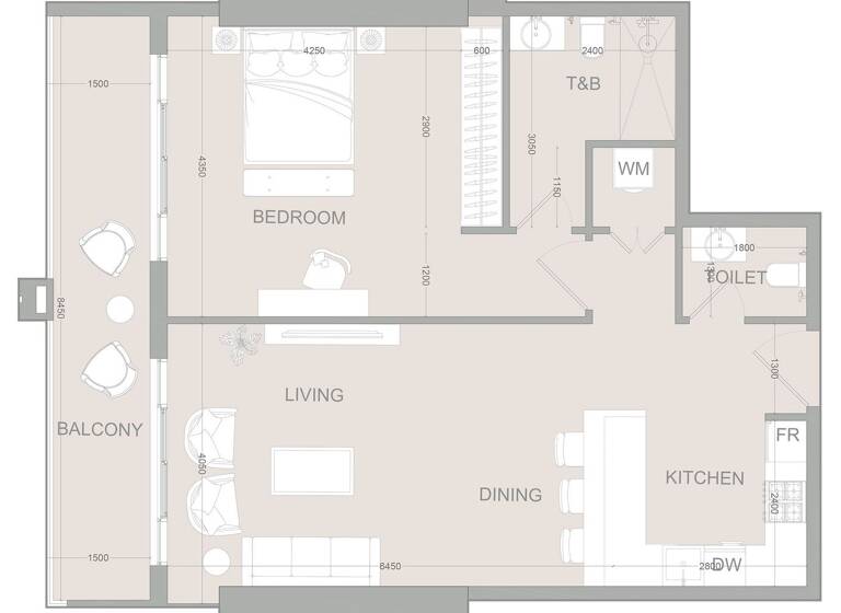 Wohnung zum Kauf provisionsfrei 319.696 € 2 Zimmer 88,3 m² Dubai 00000