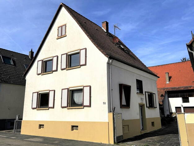 Einfamilienhaus zum Kauf provisionsfrei 480.000 € 7 Zimmer 169 m² 635 m² Grundstück Friedrichstrasse 53 Spöck Stutensee-Spöck 76297