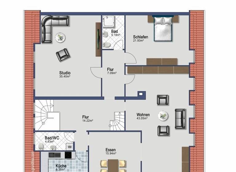 Wohnung zur Miete 1.350 € 4 Zimmer 135 m²<br/>Wohnfläche Mitte Ulm 89073