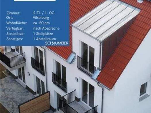 Wohnung zur Miete - Erstbezug 750 € 2 Zimmer 54 m² 1. Geschoss Schwalbenloh 2 Vilsbiburg 84137