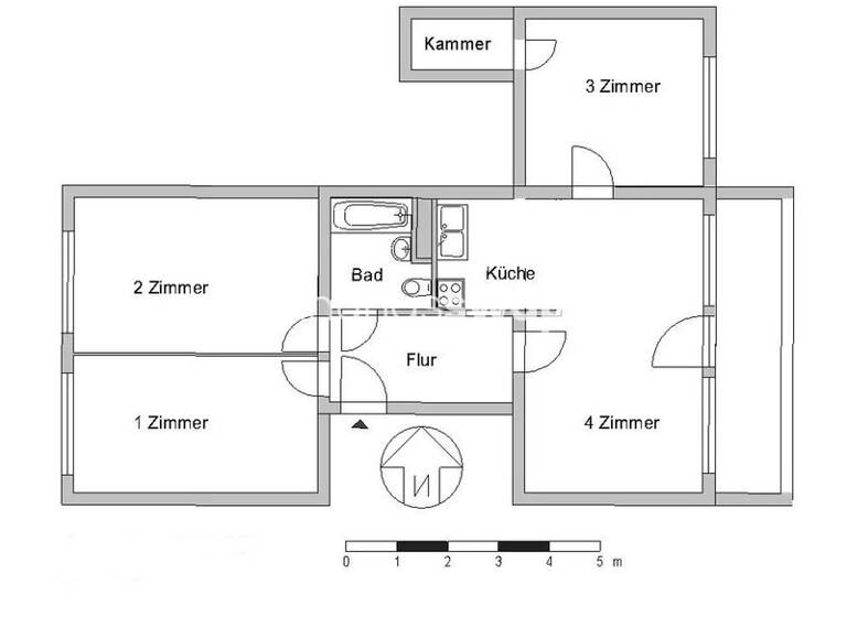 Wohnung zur Miete Tauschwohnung 563 € 4 Zimmer 79 m² 5. Geschoss Friedrichshain Berlin 10249
