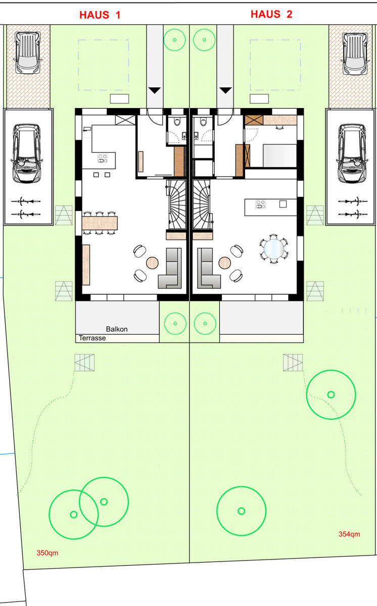 Doppelhaushälfte zum Kauf provisionsfrei 825.748 € 5 Zimmer 163 m²<br/>Wohnfläche 354 m²<br/>Grundstück Heimsheim 71296