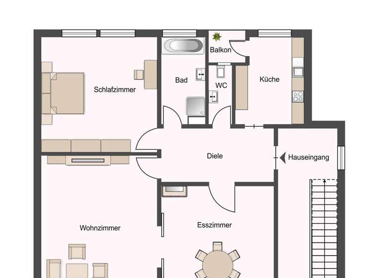 Wohnung zum Kauf 398.000 € 3 Zimmer 92 m² Süd Stuttgart 70178