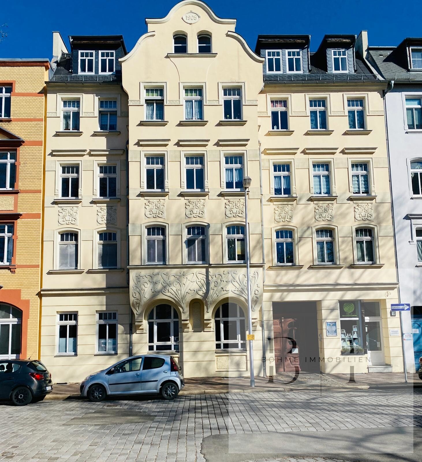 Wohnung zum Kauf 59.000 € 4 Zimmer 55 m²<br/>Wohnfläche EG<br/>Geschoss Gerhart-Hauptmann-Straße / Dehmelstraße Gera 07546