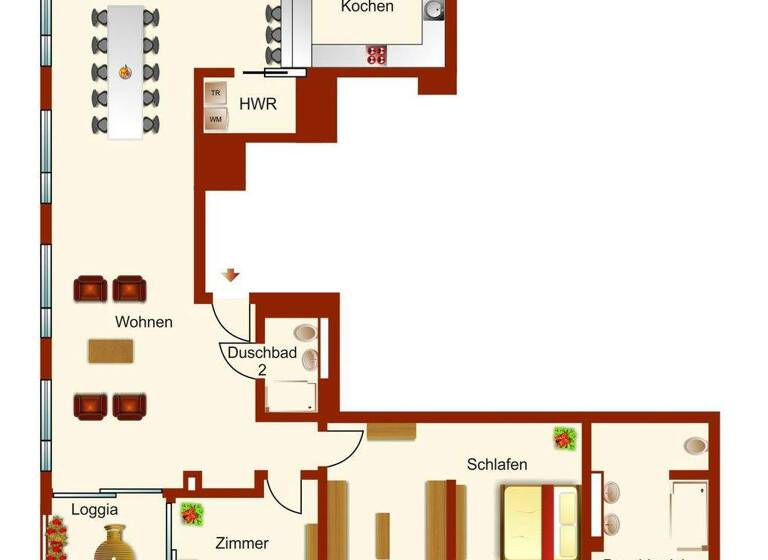 Penthouse zum Kauf - Erstbezug 1.680.000 € 3 Zimmer 150 m² Mögeldorf Nürnberg 90482
