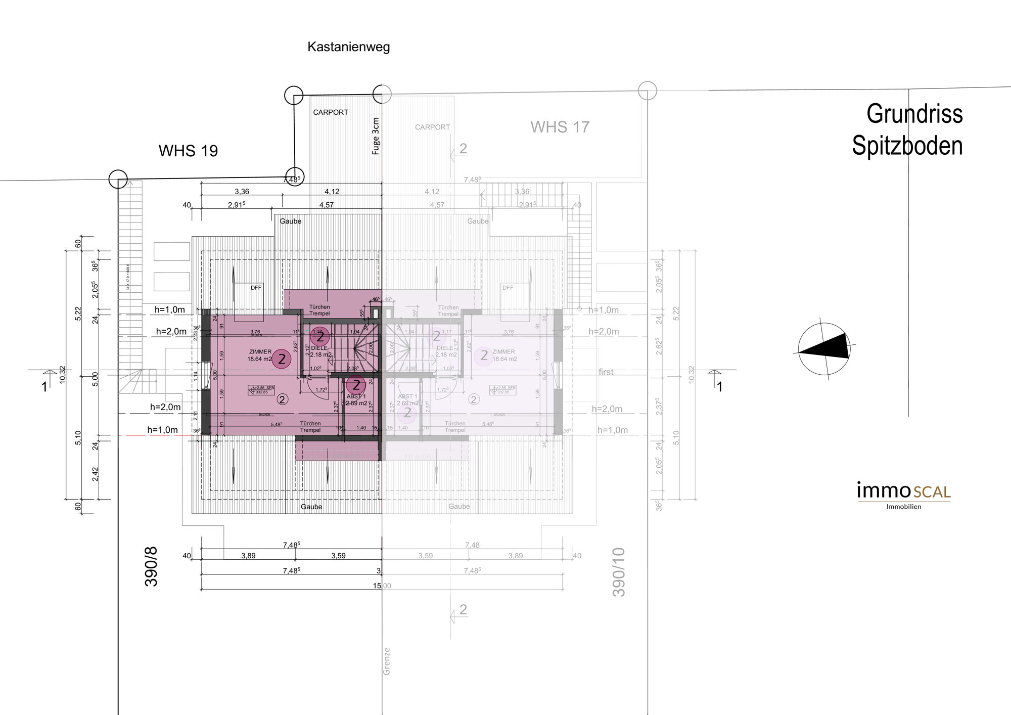 Wohnung zum Kauf 295.000 € 3 Zimmer 76,6 m²<br/>Wohnfläche Kastanienweg 19 Ottenhöfen im Schwarzwald 77883